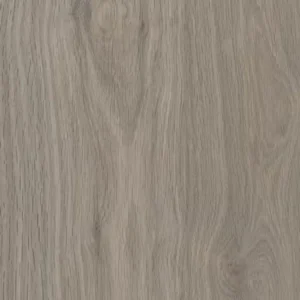 Light greige oak wood-effect LVT with fine vertical grain and soft arch pattern GENEVA 7530