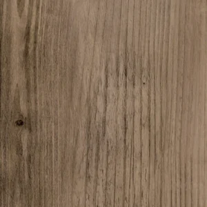 Medium warm brown oak wood-effect LVT with straight vertical grain and small knot ACADIA PINE 5136