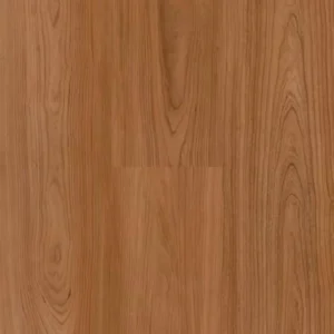 Medium warm brown wood-effect LVT with natural grain and knots AMERICAN CHERRY 3305