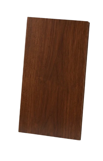 single dark wood-grain flooring plank