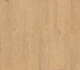 Top-down view of light oak laminate flooring planks